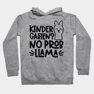 Kindergarten, No Problem Funny Kids Back to School Hoodie